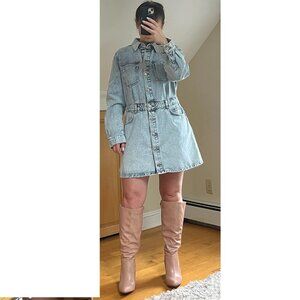 Zara Denim Shirt Dress